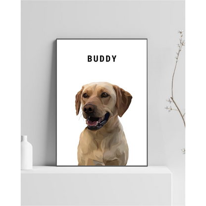 Custom Three Pet Portrait - Digital File
